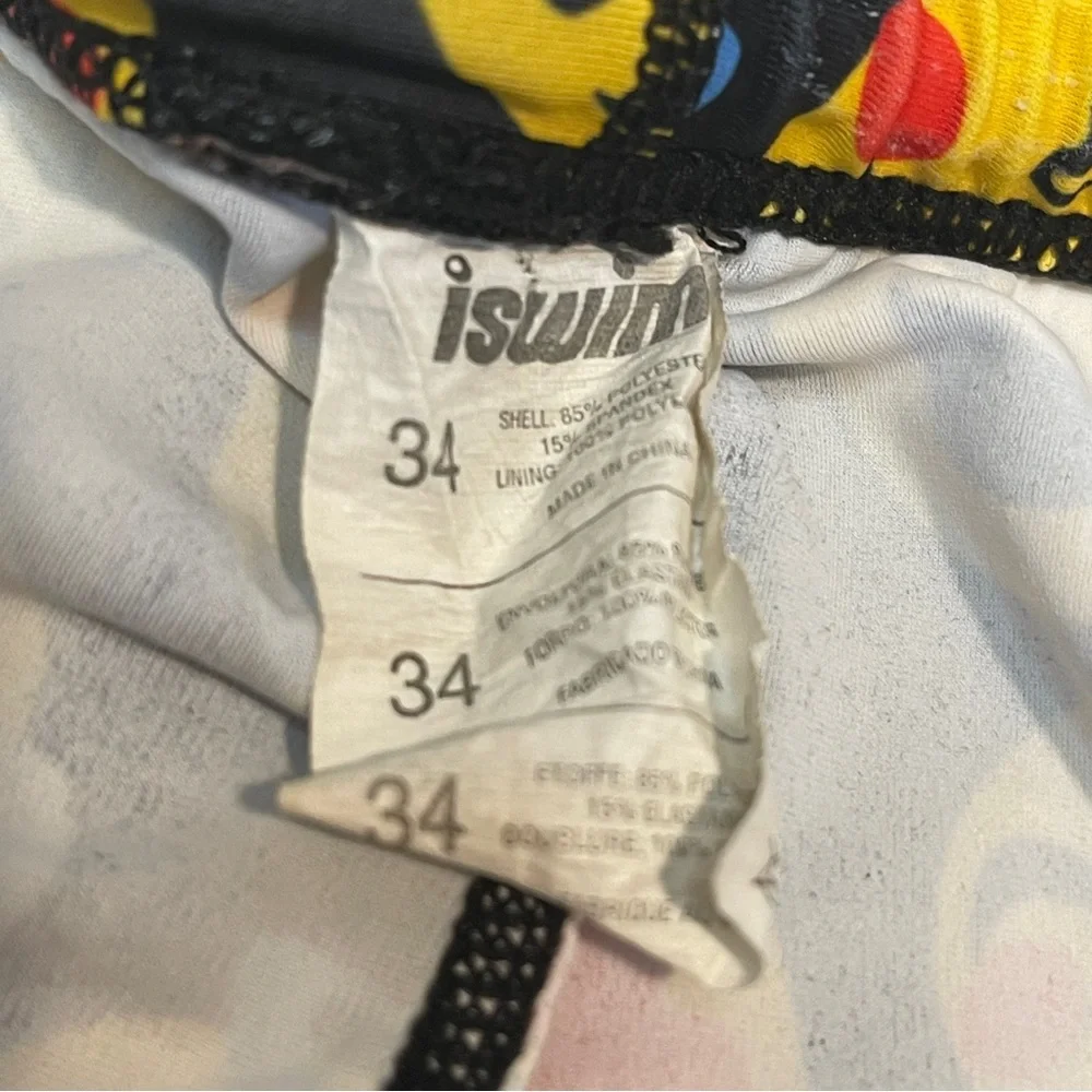 ISwim Men’s Swim Jammers Emoji Size 34 - Picture 4 of 4